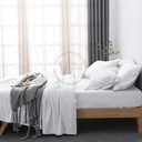 Juego de ropa de cama de bambú orgánico (Sábana Bambú)
