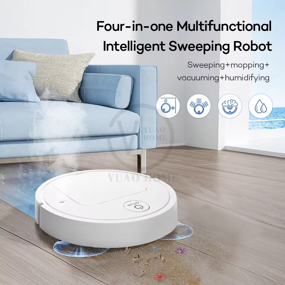 Robot aspirador 5 en 1 recargable por USB