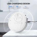 Robot aspirador 5 en 1 recargable por USB