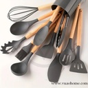 Utensilios de cocina 1216, de silicona 12 Piezas