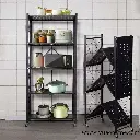 Estante plegable multifuncional para baño, cocina, estante de almacenamiento plegable de 5 niveles (3).webp