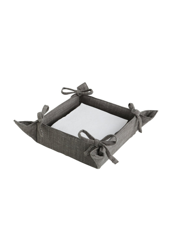 Servilletero Lino, Gris Oscuro