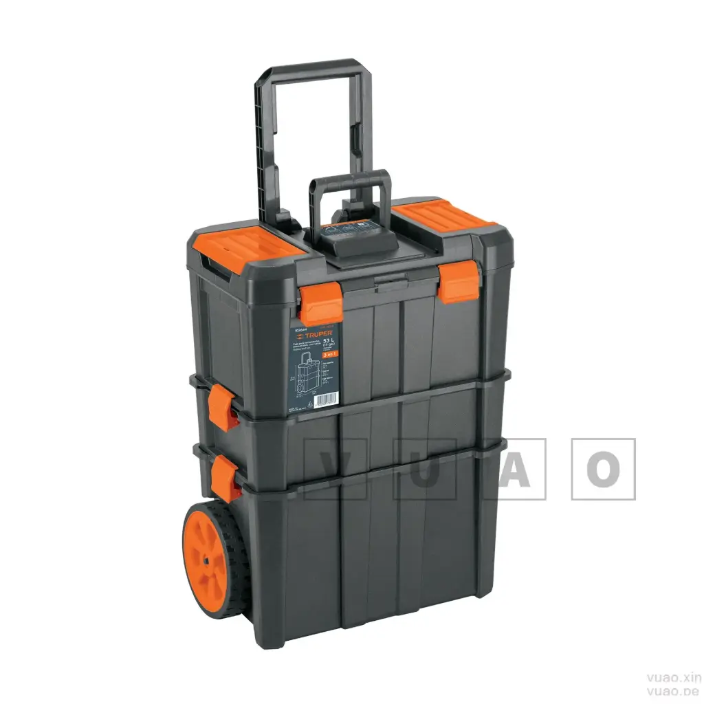 Caja para herramientas 19"x25" 3 en 1 desmontable con ruedas CHP-1925R, Truper