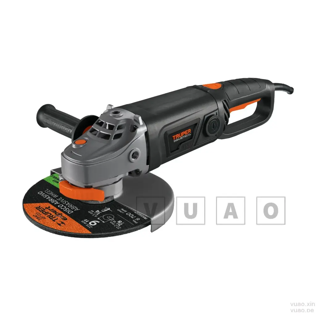 Esmeriladora angular 9", industrial, 220 V, 2000 W, ESMA-9N3-2, Truper