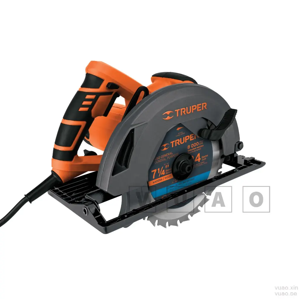 Sierra circular, 7-1/4", profesional, 220 V, 1500 W, SICI-7-1/4A3-2, Truper