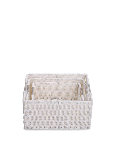 Vuao Canasta Sidney White (Set de 3)