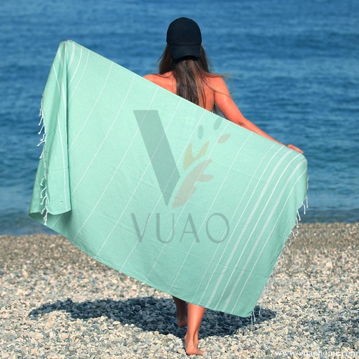 Vuao Toallas de playa turcas 100% algodón Peshtemal, Hammam