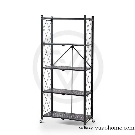 [VGFXY-3124] Estante plegable multifuncional 5 niveles, organizador con rueda